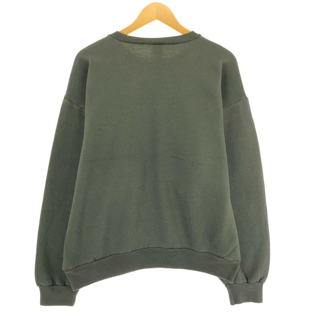 90'S SOFFE plain blank sweatshirt, sweatshirt, made in USA, men's XL equivalent, vintage /eaa439767