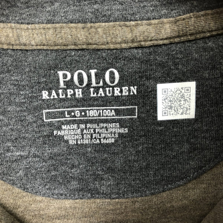 Ralph Lauren POLO RALPH LAUREN Half-zip sweatshirt, sweatshirt, men's size L / eaa439911