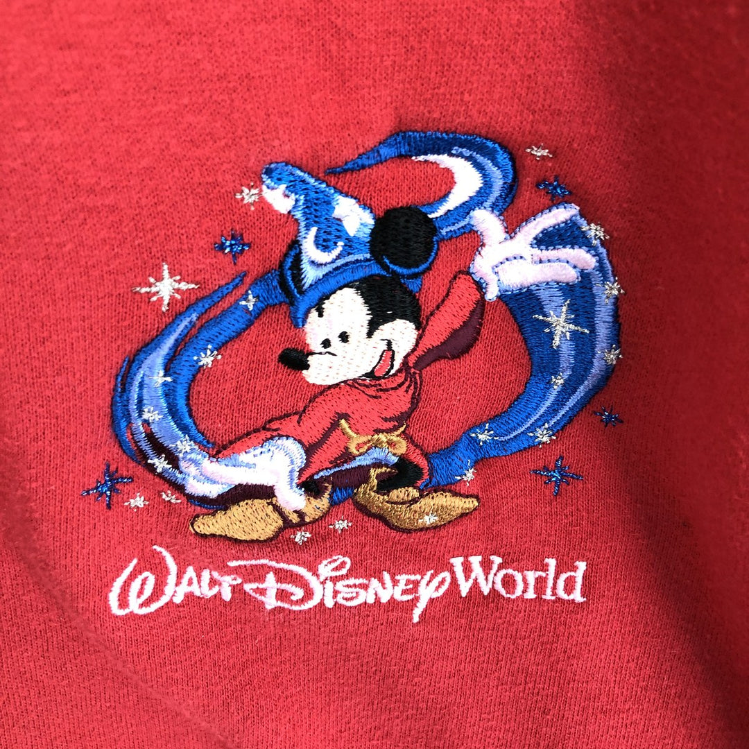 WALT Disney World MICKEY MOUSE Mickey Mouse Half Zip Sweatshirt Trainer Men's L size / eaa439986