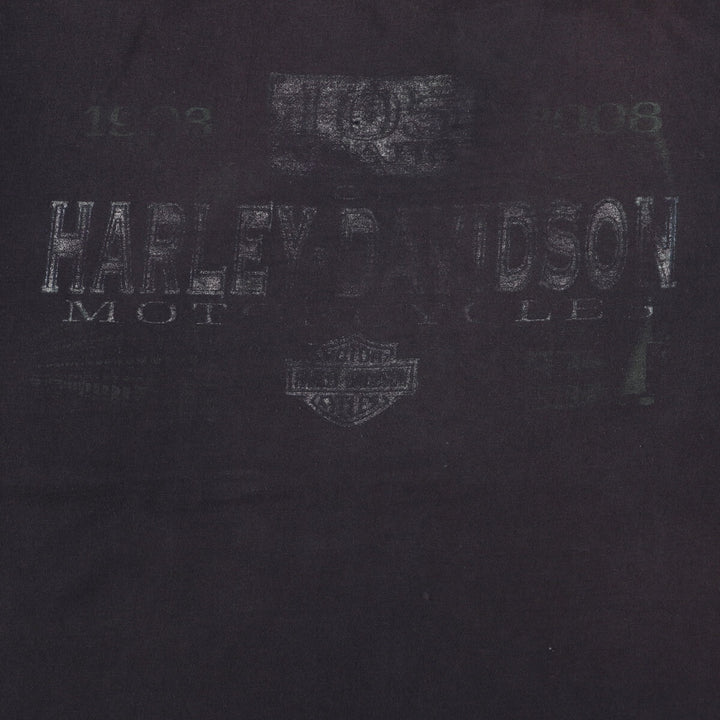 00'S Harley-Davidson Motorcycle Bike T-shirt Men's L size / eaa439988