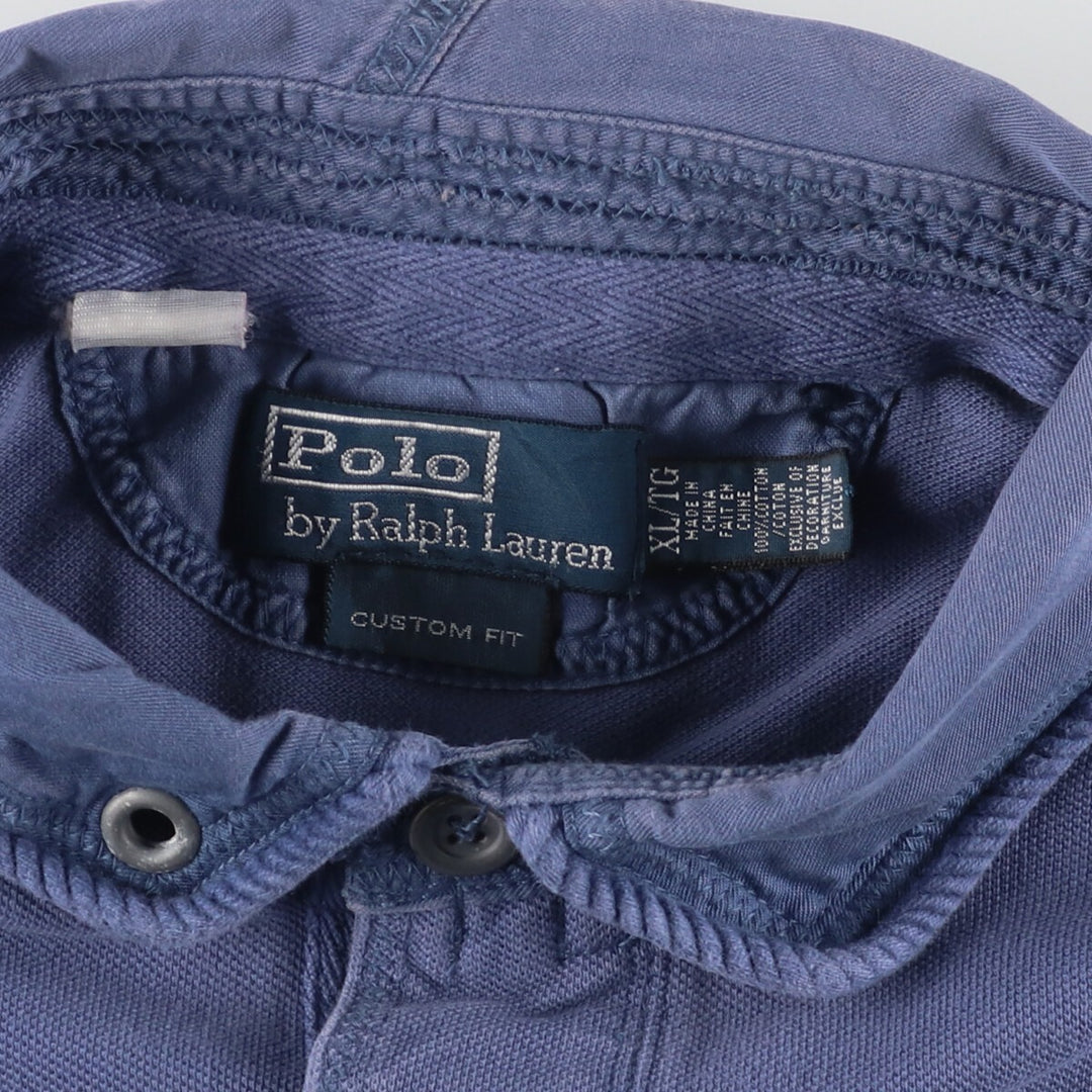 Ralph Lauren POLO by Ralph Lauren CUSTOM FIT long sleeve rugby shirt, men's XL, big pony / eaa440050