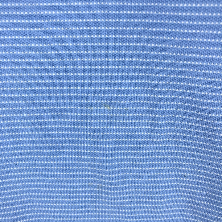 90'S Tommy Hilfiger Short Sleeve Striped Polo Shirt Men's L cotton Blue type light blue Vintage Second Hand