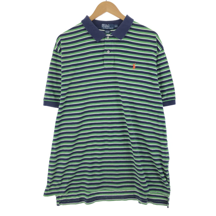 Ralph Lauren POLO by Ralph Lauren short sleeve striped polo shirt men's XXL /eaa440077