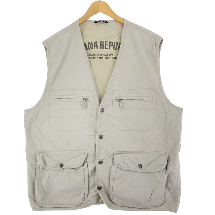 00'S Banana Republic Safari Vest Men's L /eaa440157