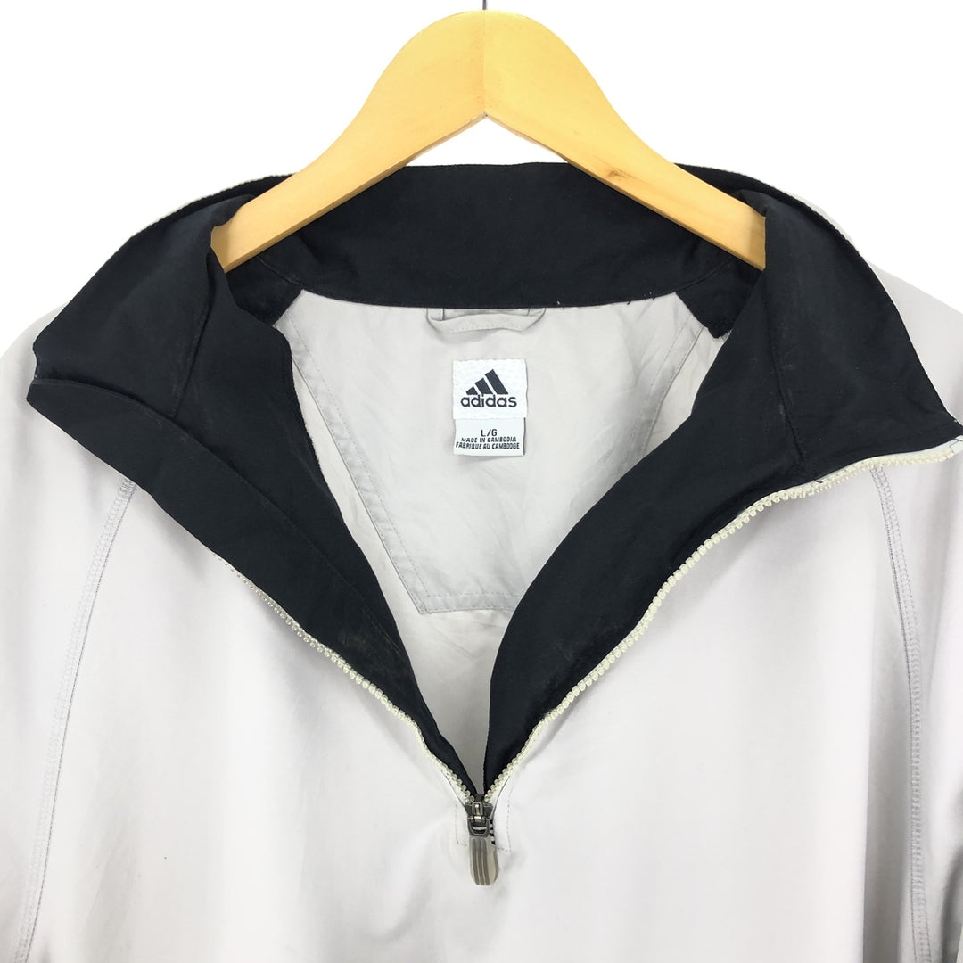 00'S adidas CLIMASHELL WIND half-zip warm-up pullover men's L /eaa440183