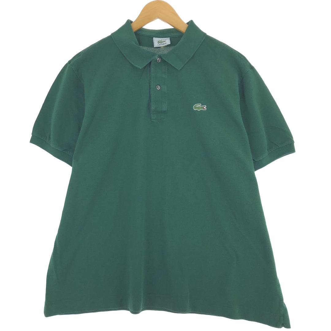 LACOSTE Short Sleeve Polo Shirt Made in France Size 6 Men's XL /eaa440255