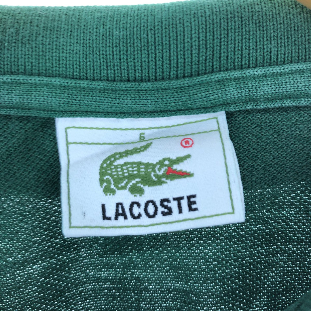 LACOSTE Short Sleeve Polo Shirt Made in France Size 6 Men's XL /eaa440255