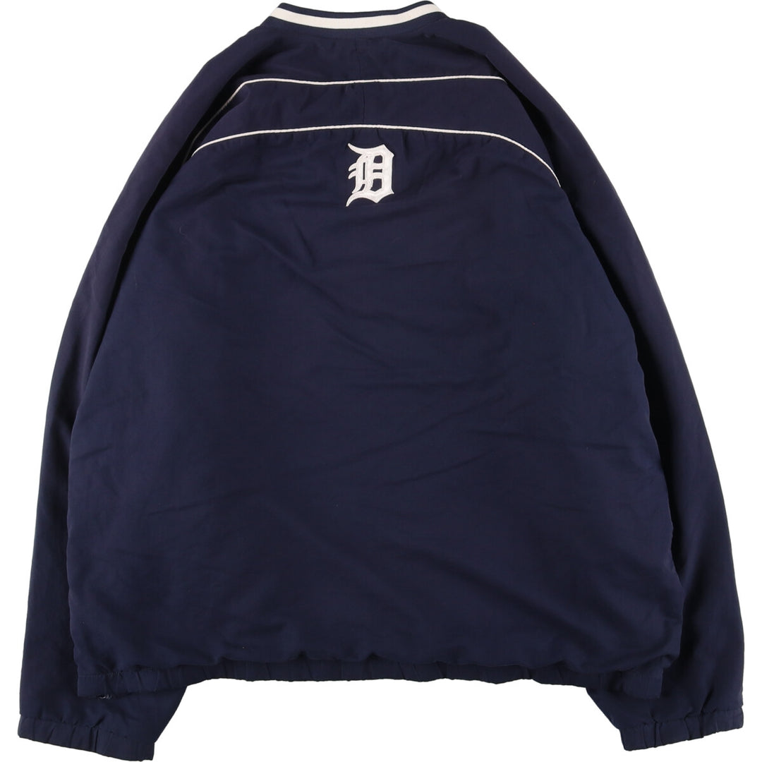 MLB DETROIT TIGERS V-neck warm-up pullover Men's XL /eaa440274