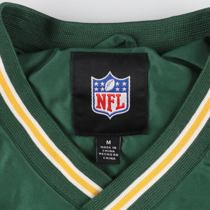 NFL GREEN BAY PACKERS Green Bay Packers V-neck warm-up pullover Men's M /eaa440280