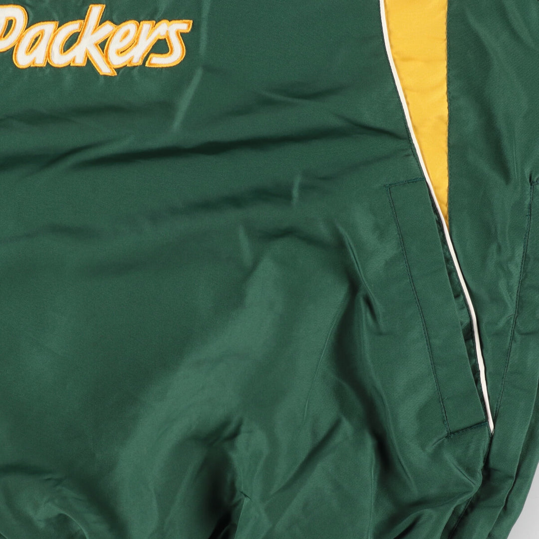 NFL GREEN BAY PACKERS Green Bay Packers V-neck warm-up pullover Men's M /eaa440280