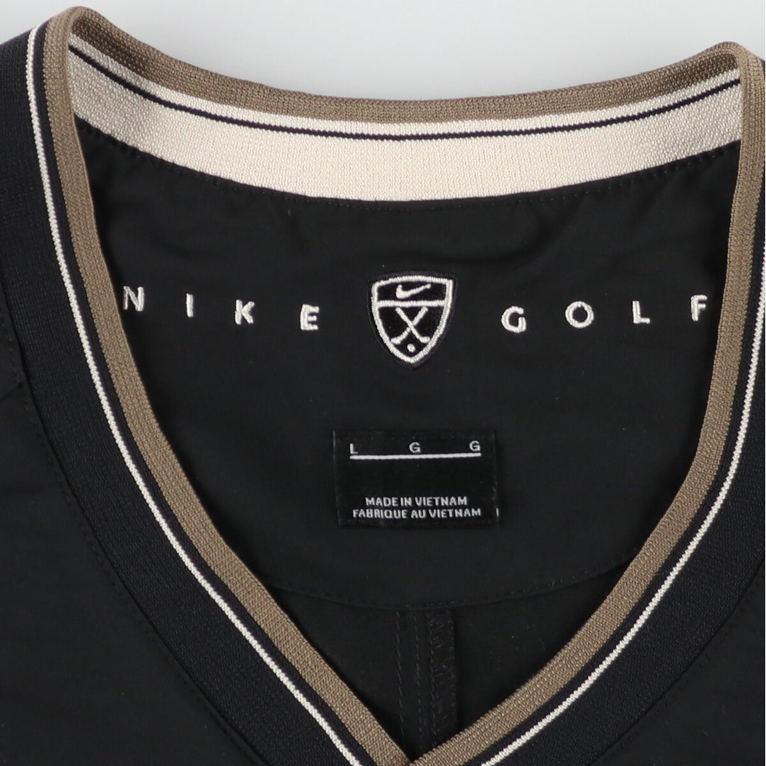 Nike Golf V-neck warm-up pullover, men's L /eaa440289