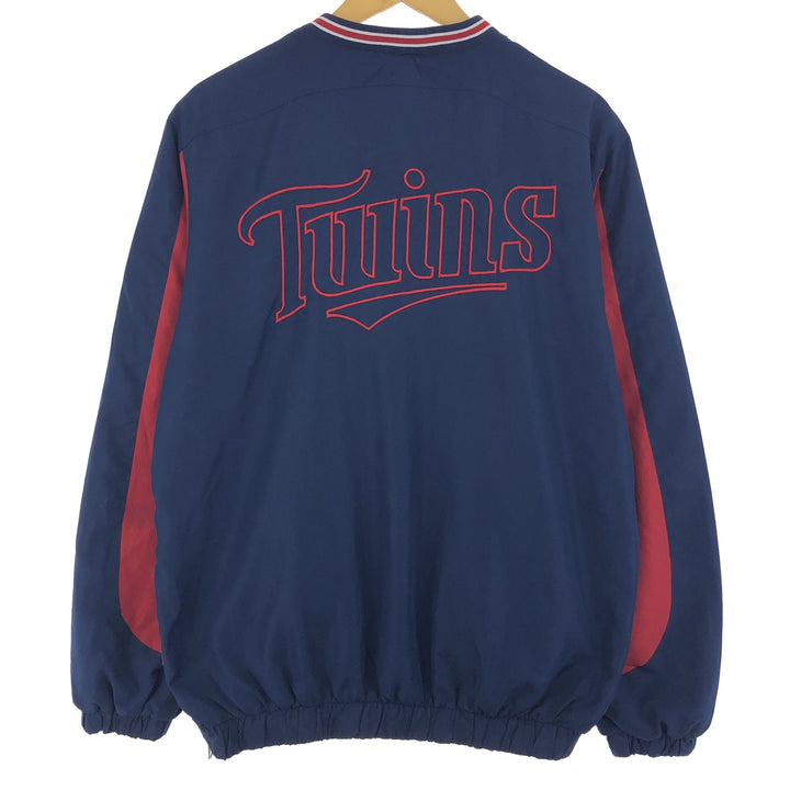 GENUINE MERCHANDISE MLB MINNESOTA TWINS Minnesota Twins V-neck warm-up pullover Men's M /eaa440290