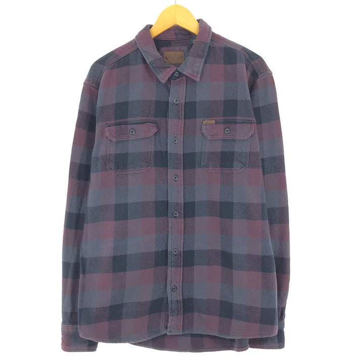 ORVIS Long Sleeve Heavy Flannel Check Shirt Men's XL /eaa440449