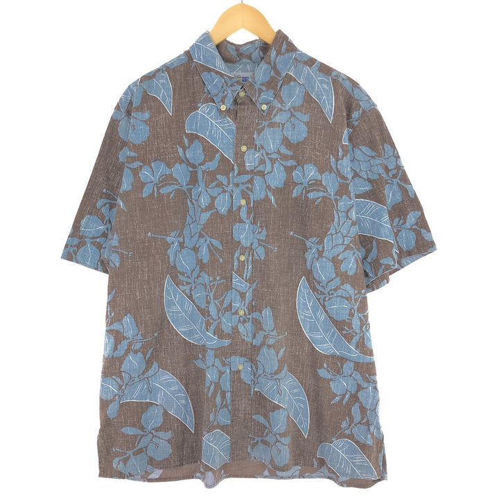 90'S Reyn Spooner Swimsuit Tag Bikini Tag All-Over Print Button-Down Hawaiian Aloha Shirt Men's XL Vintage /eaa440493