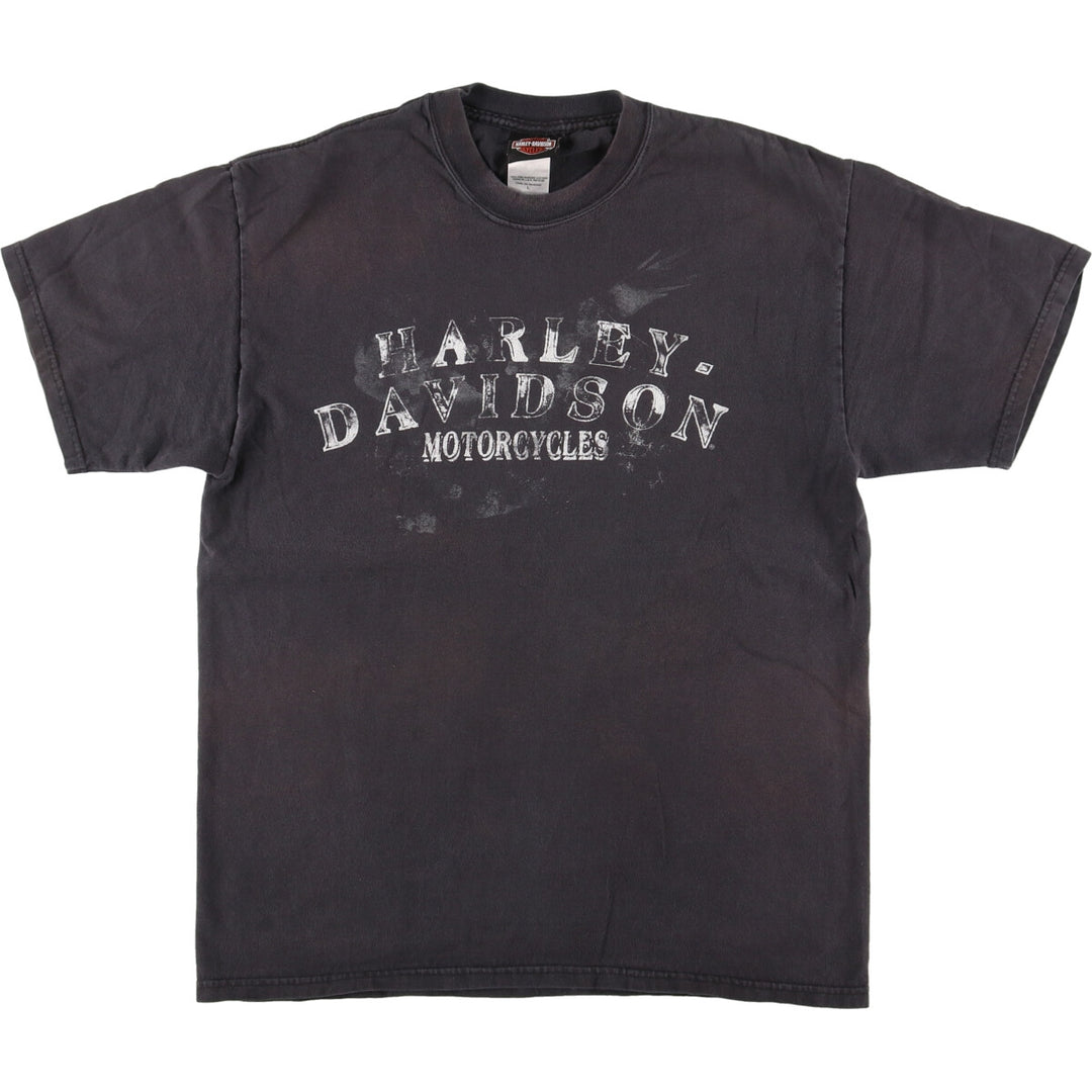 00'S Harley-Davidson Motorcycle Bike T-shirt Made in USA Men's L /eaa440540