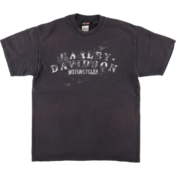 00'S Harley-Davidson Motorcycle Bike T-shirt Made in USA Men's L /eaa440540
