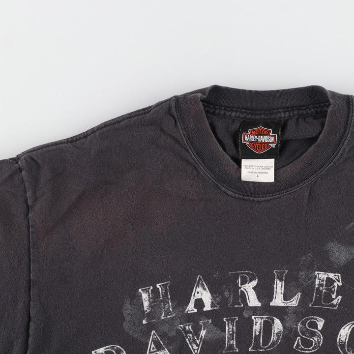 00'S Harley-Davidson Motorcycle Bike T-shirt Made in USA Men's L /eaa440540