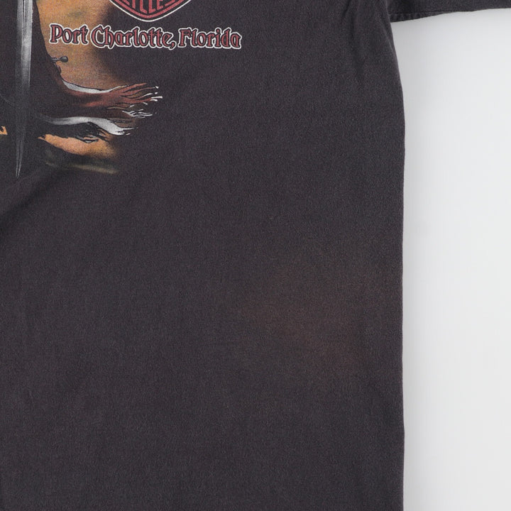 00'S Harley-Davidson Motorcycle Bike T-shirt Made in USA Men's L /eaa440540