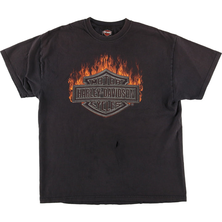 00'S Harley-Davidson Motorcycle Bike T-shirt Made in USA Men's XL /eaa440542