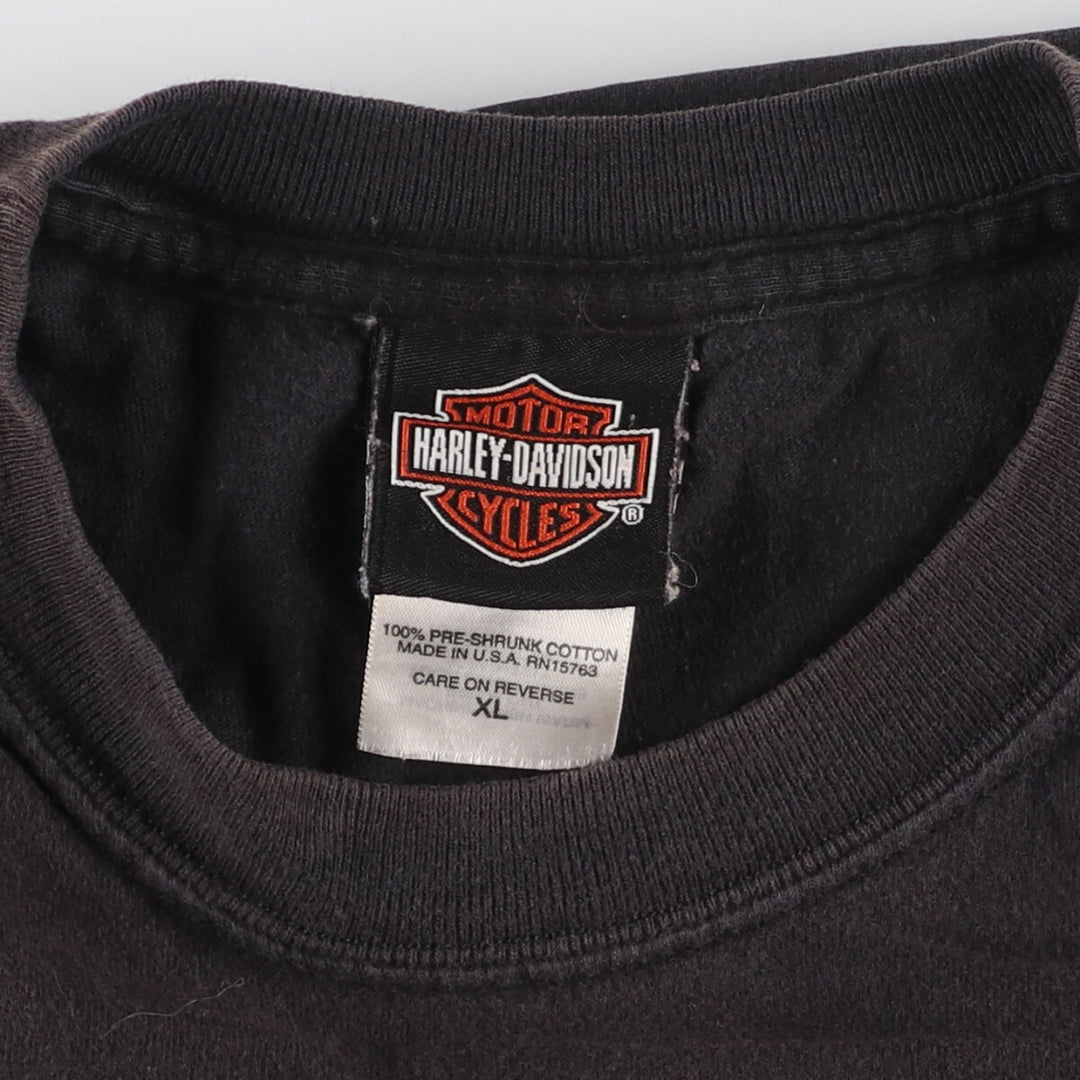 00'S Harley-Davidson Motorcycle Bike T-shirt Made in USA Men's XL /eaa440542