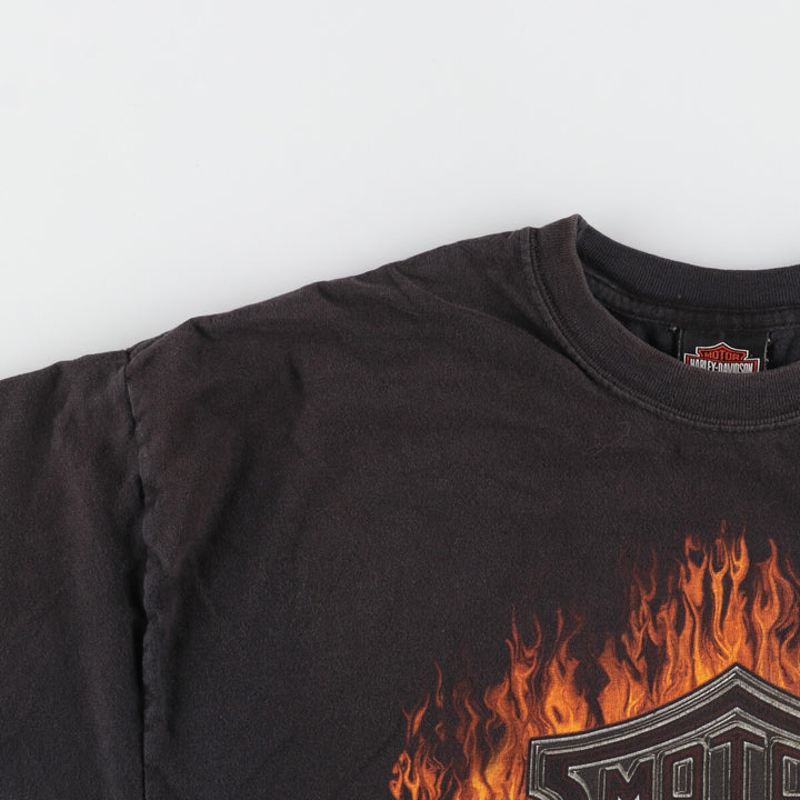 00'S Harley-Davidson Motorcycle Bike T-shirt Made in USA Men's XL /eaa440542