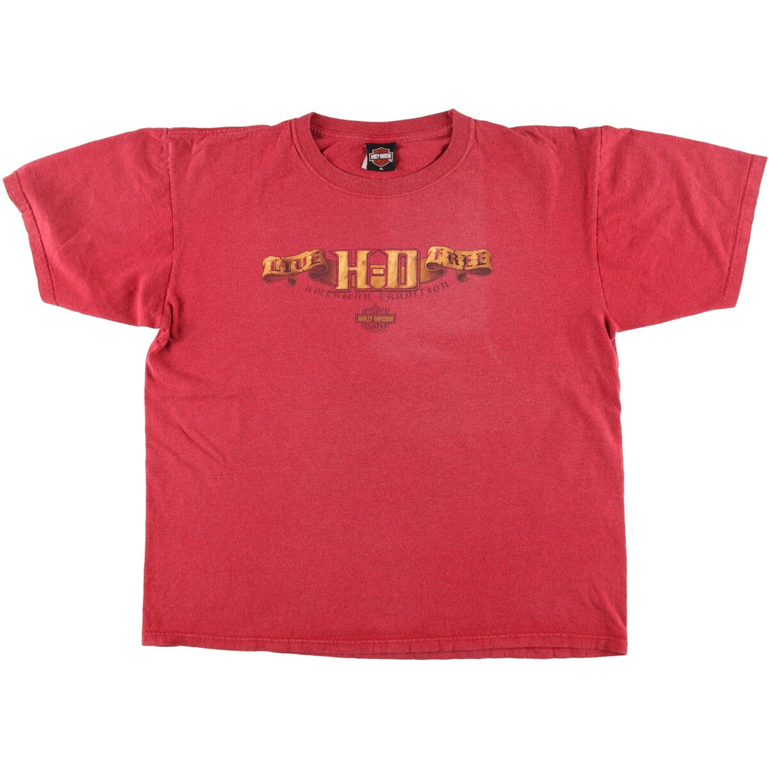 00'S Harley-Davidson Motorcycle Bike T-shirt Made in USA Men's XL /eaa440544