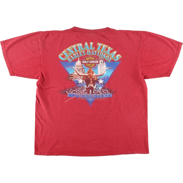 00'S Harley-Davidson Motorcycle Bike T-shirt Made in USA Men's XL /eaa440544