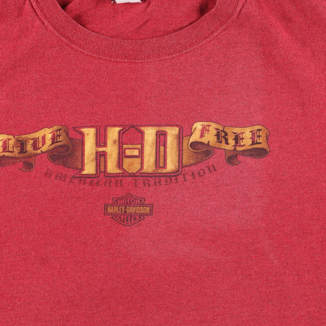 00'S Harley-Davidson Motorcycle Bike T-shirt Made in USA Men's XL /eaa440544