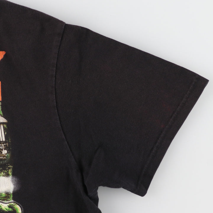 Harley-Davidson Skull Pattern Motorcycle Bike T-shirt Men's L /eaa440550