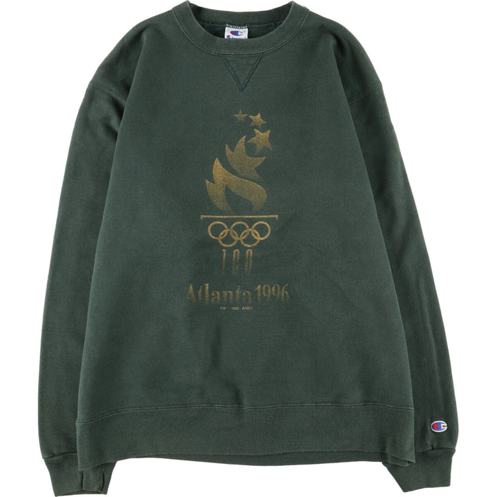 90'S Champion Atlanta Olympics 1996 Printed Sweatshirt Trainer Made in USA Men's XXL Vintage /eaa440599