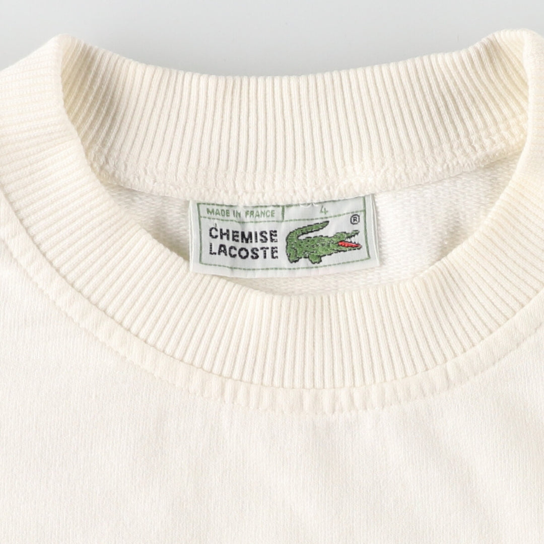 80'S Lacoste LACOSTE CHEMISE French Lacoste sweatshirt, made in France, size 4, men's M, vintage /eaa440604