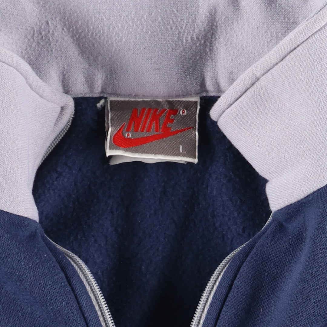 90'S Nike Silver Tag Full Zip Sweatshirt Trainer Men's L Vintage /eaa440614