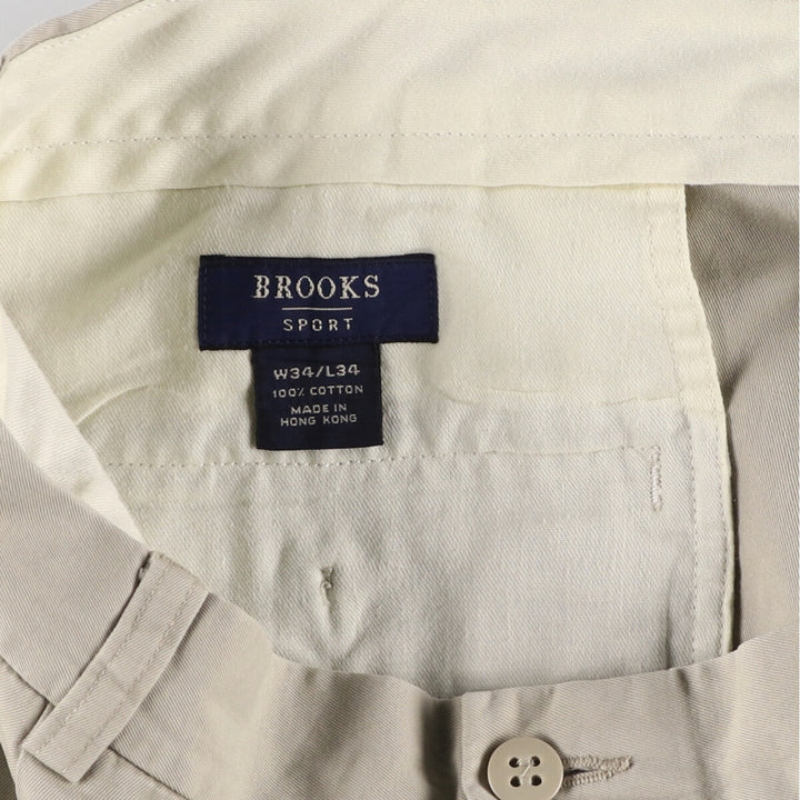 Brooks Brothers SPORT Two-pleat Chino Pants for Men, W34 / eaa440713