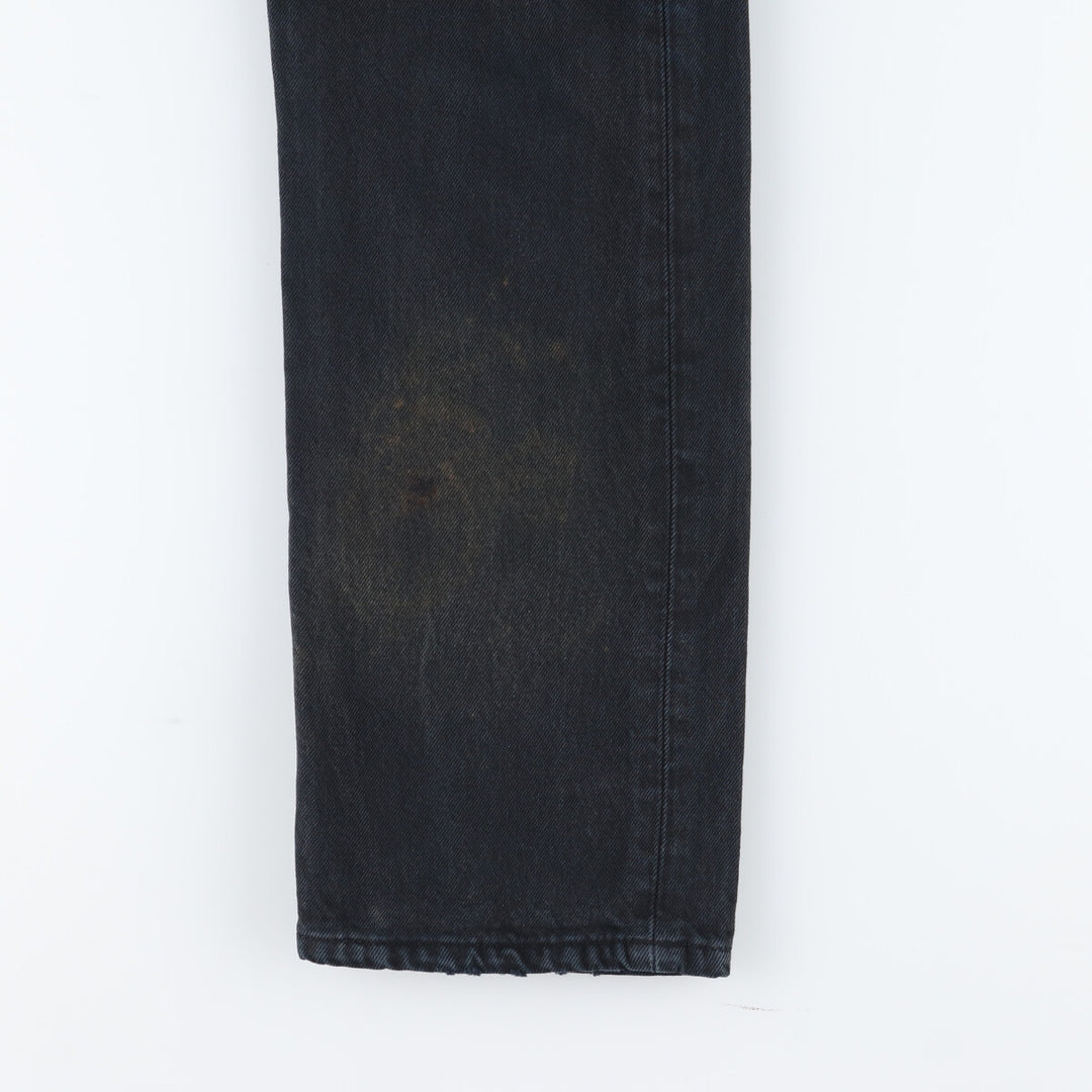 90'S Levi's 501 Black Denim Straight Denim Pants Made in France Men's W30 Vintage /eaa440723