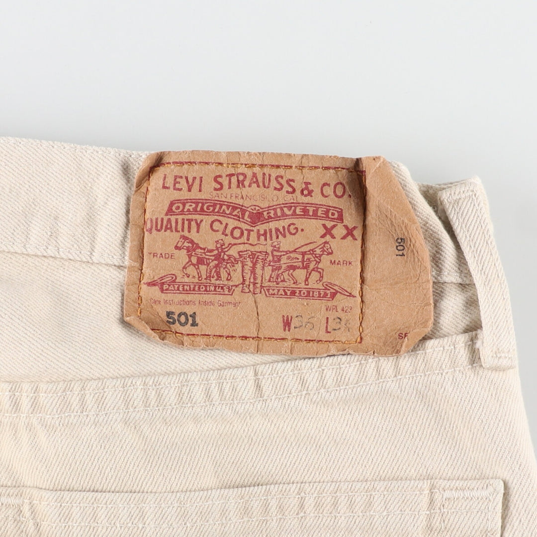 Levi's Levi's 501 Euro Model Straight Denim Pants Made in England Men's W34 / eaa440763