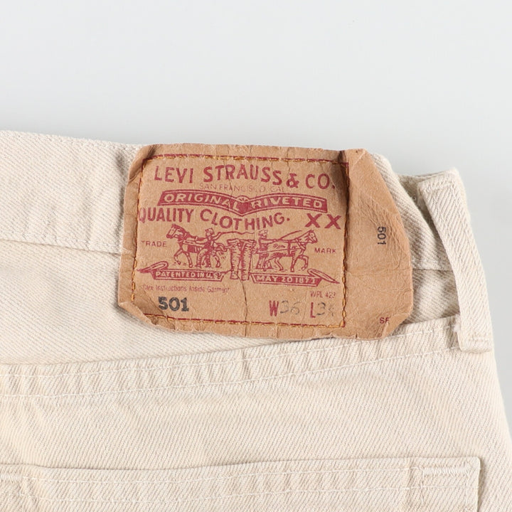 Levi's Levi's 501 Euro Model Straight Denim Pants Made in England Men's W34 / eaa440763