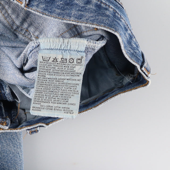 90'S Levi's 501 Euro model straight denim pants made in England men's w29 equivalent vintage /eaa440792