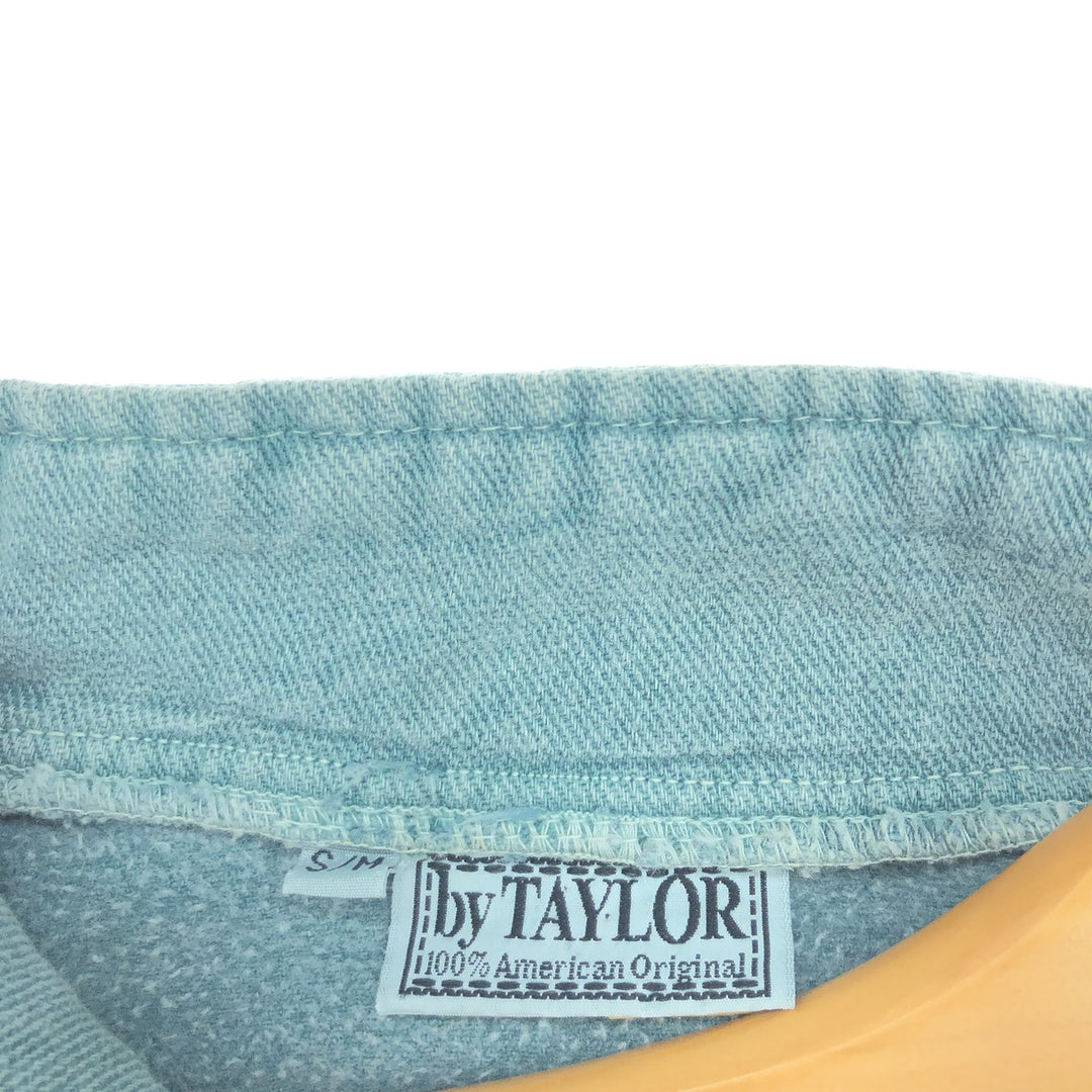 TAYLOR Half Zip Cotton Pullover Men's M /eaa440805