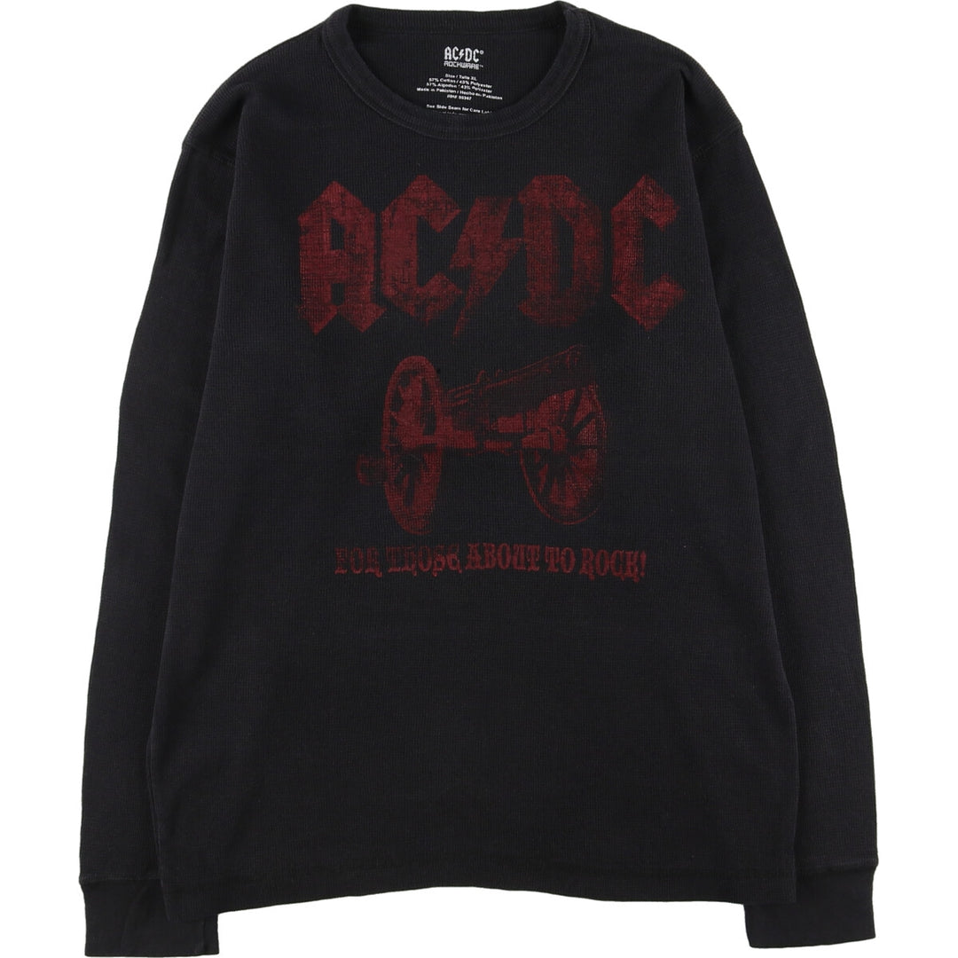 AC/DC ACD Thermal Long Sleeve T-Shirt Band Tee Men's L /eaa440827