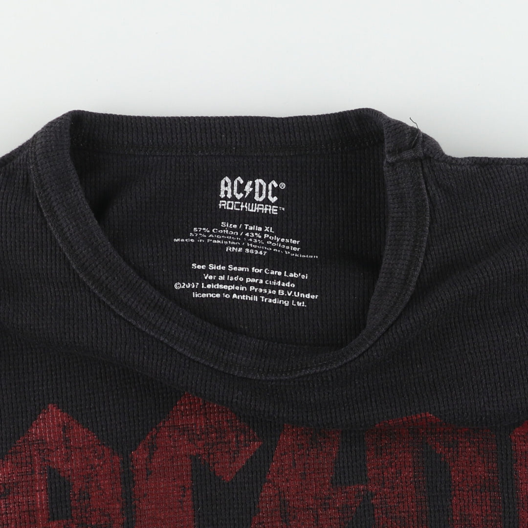 AC/DC ACD Thermal Long Sleeve T-Shirt Band Tee Men's L /eaa440827