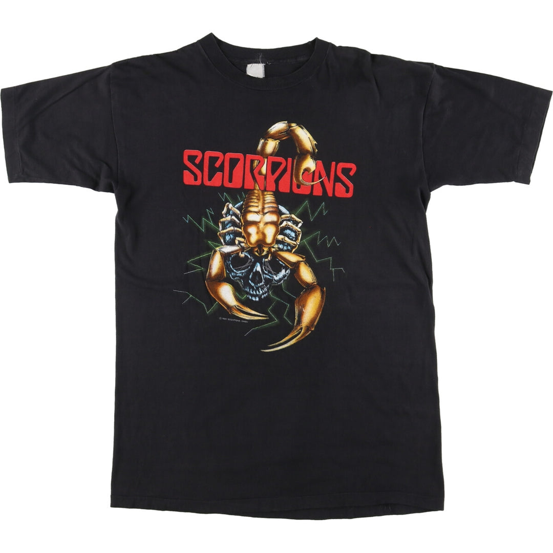 80'S SCORPIONS Band T-shirt, Band Tee, Men's L, Vintage /eaa440844