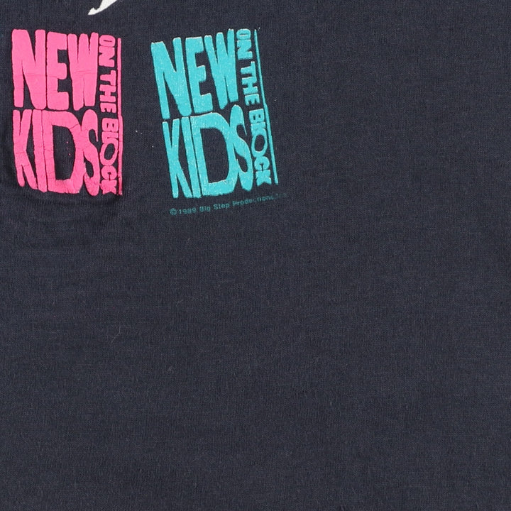 80'S Hanes New Kids on the Block Band T-Shirt, Made in USA, Men's L, Vintage /eaa440856