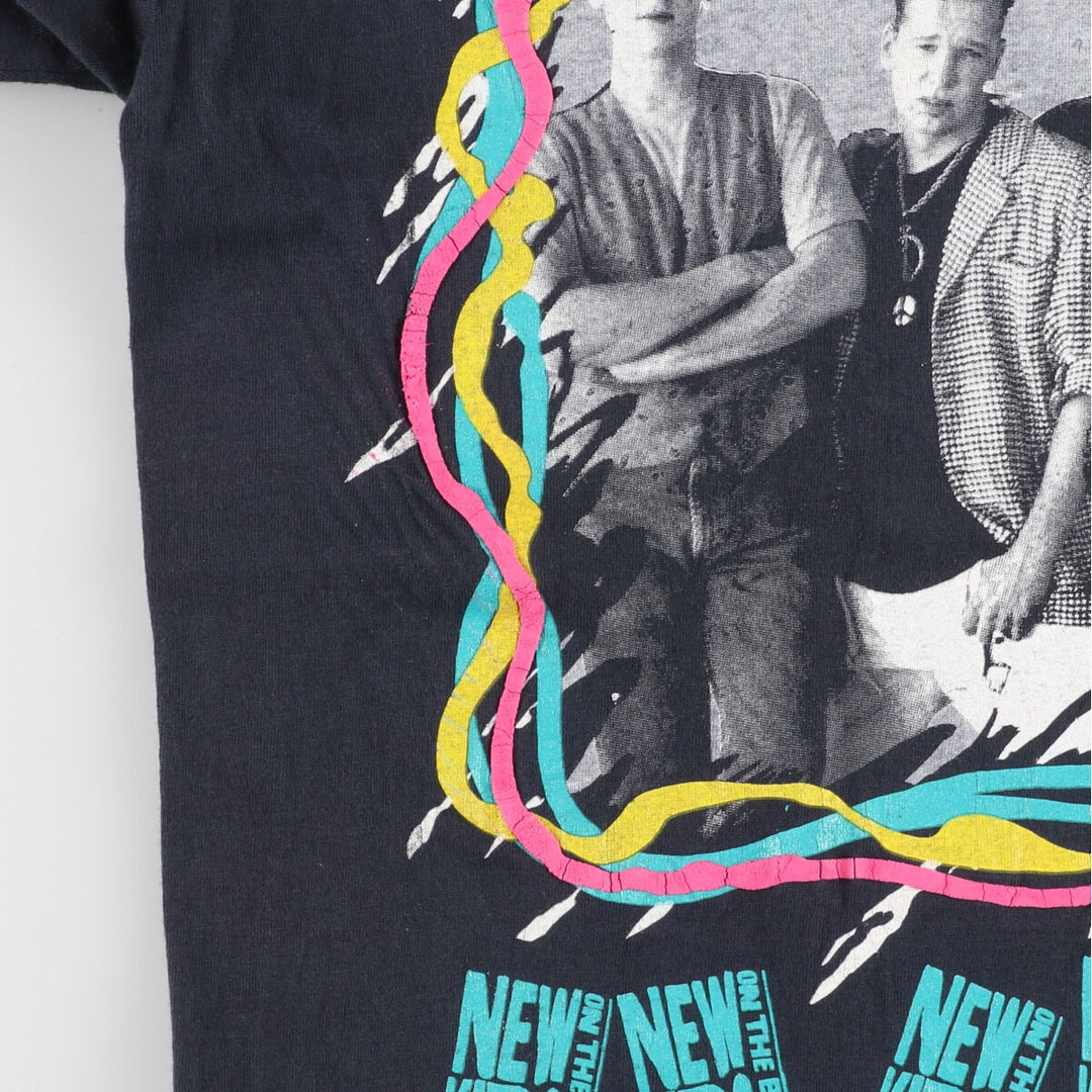 80'S Hanes New Kids on the Block Band T-Shirt, Made in USA, Men's L, Vintage /eaa440856