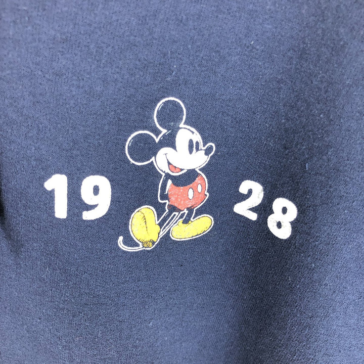 00'S Disney MICKEY MOUSE Mickey Mouse Sweat Full Zip Hoodie Men's XXL /eaa440899