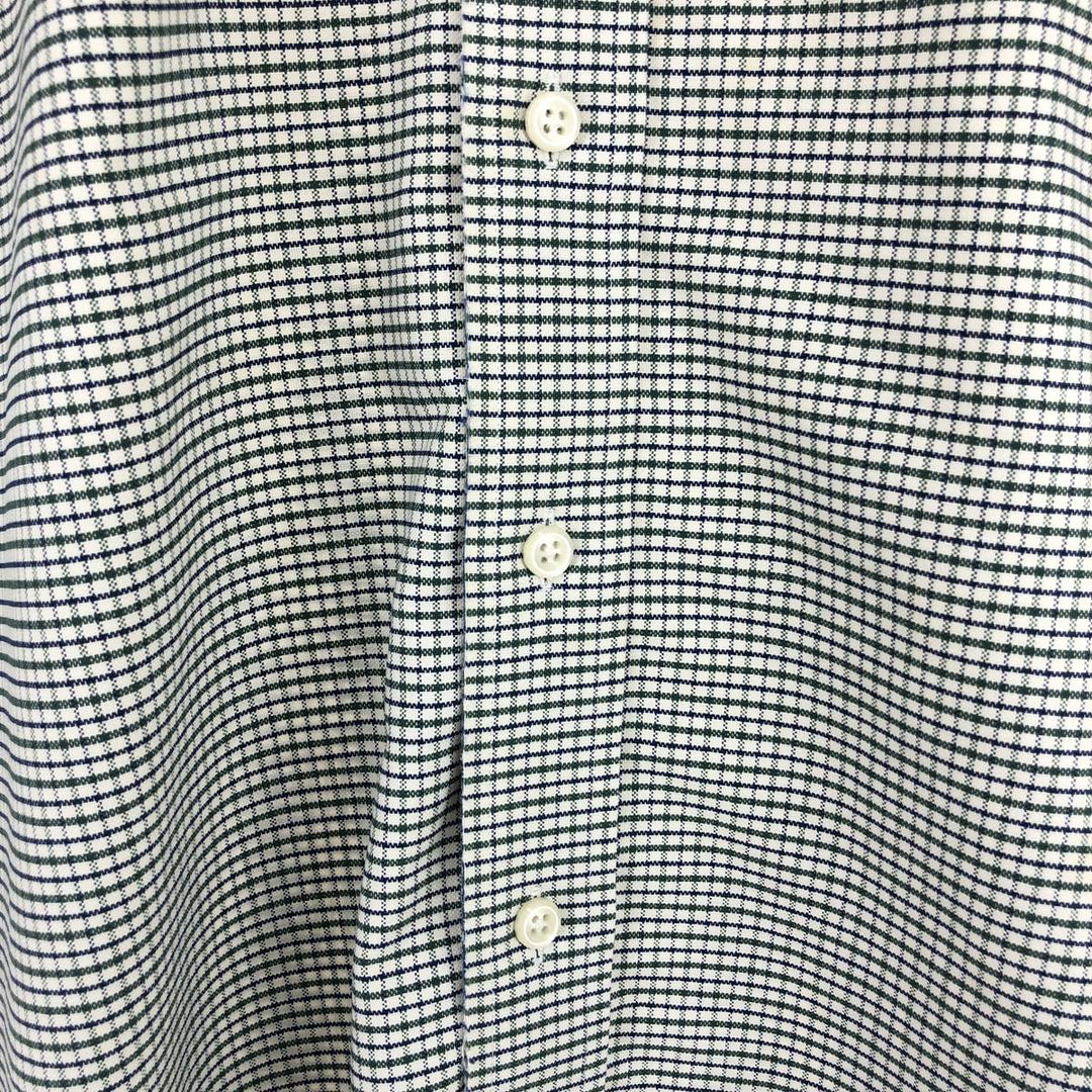 00'S LLBean Long Sleeve Button Down Check Shirt Men's L /eaa440983