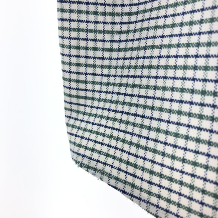 00'S LLBean Long Sleeve Button Down Check Shirt Men's L /eaa440983