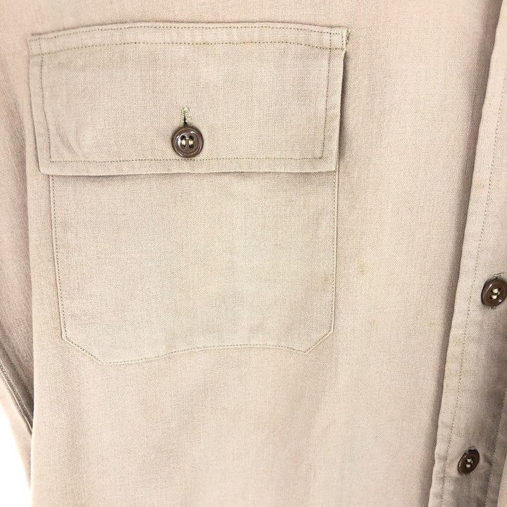 70'S ARMY OFFICERS Military Officer Shirt Made in USA Men's L Vintage /eaa440989