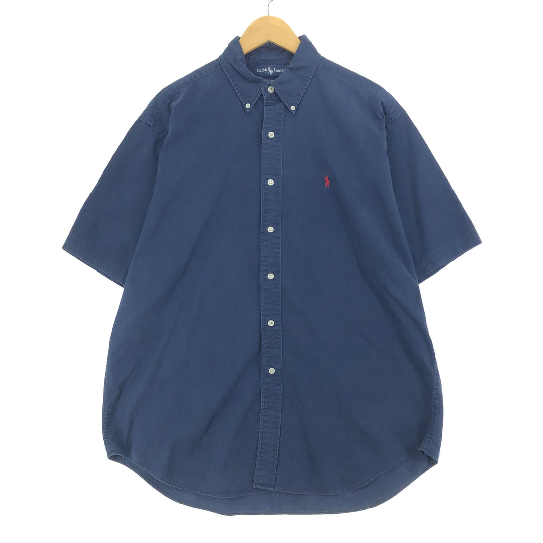 Ralph Lauren short sleeve button down shirt, men's L /eaa441012