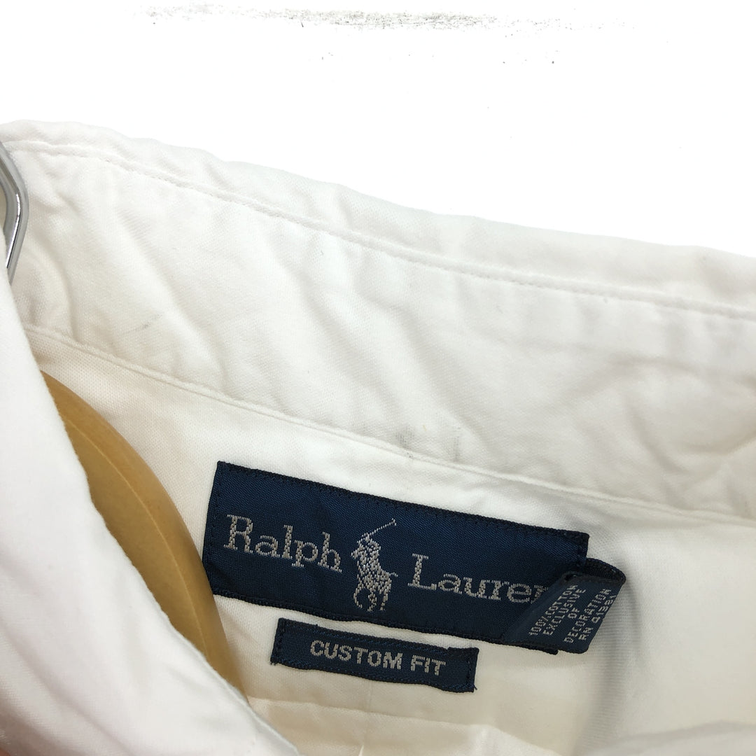Ralph Lauren CUSTOM FIT short sleeve cotton shirt, men's M /eaa441018