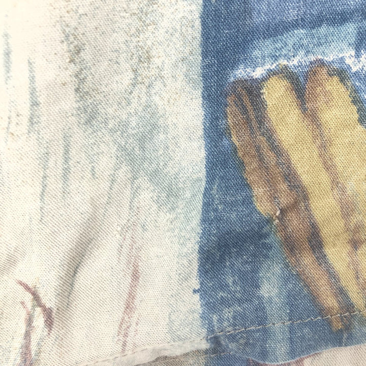 Marks & Spencer ST MICHAEL short sleeve viscose shirt, made in the UK, men's size M Viscose multicolor Vintage Second Hand